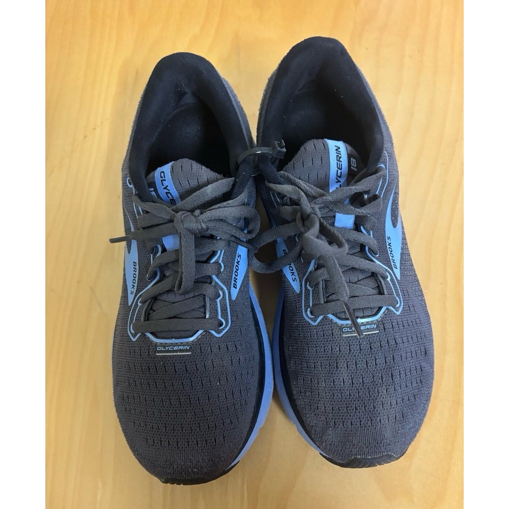 Brooks Glycerin 18 Running Shoes Gray Blue size 7.5 - Picture 2 of 10